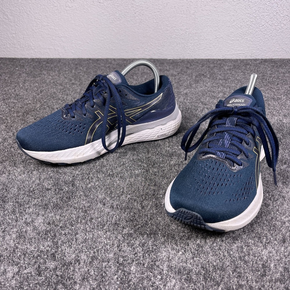 Asics Womens Gel Kayano 28 1012B047 Blue Running Shoes Sneakers Size 7.5